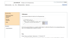 Desktop Screenshot of javaseiten.de